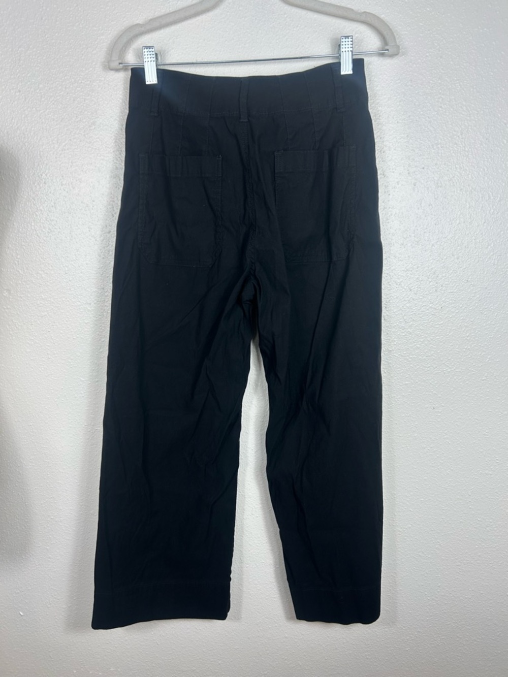 Anthropologie Maeve The Colette Crop Wide-Leg Pants Black Sz 28P - Picture 9 of 10